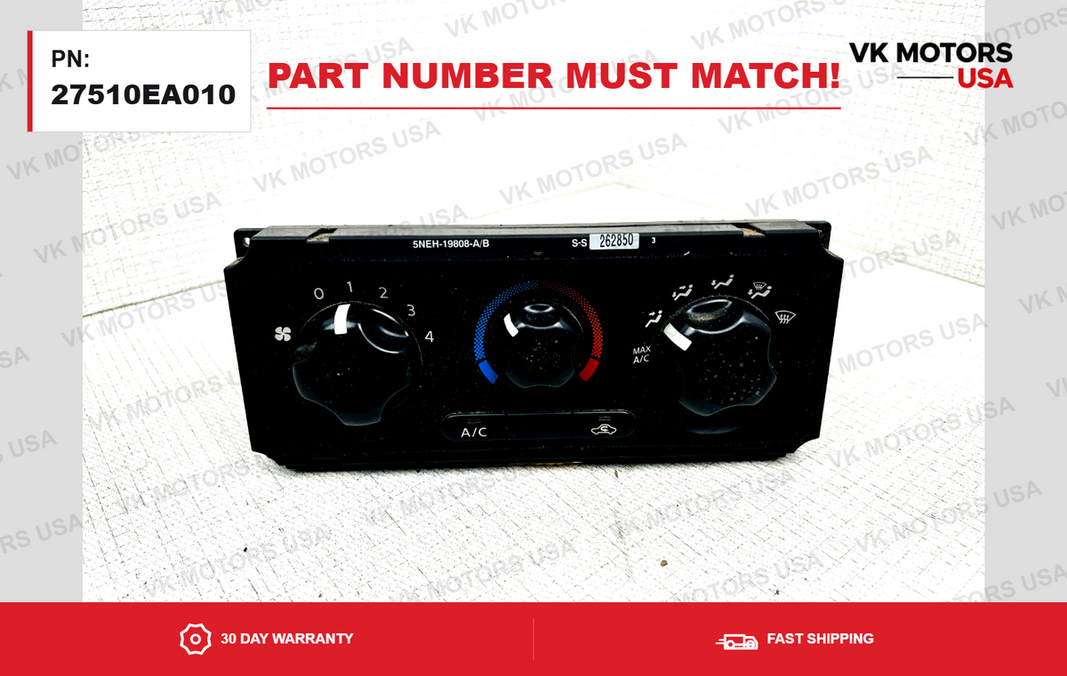 2005-2012 Climate Heater Control A/C Center Vent Nissan Xterra Pathfinder OEM