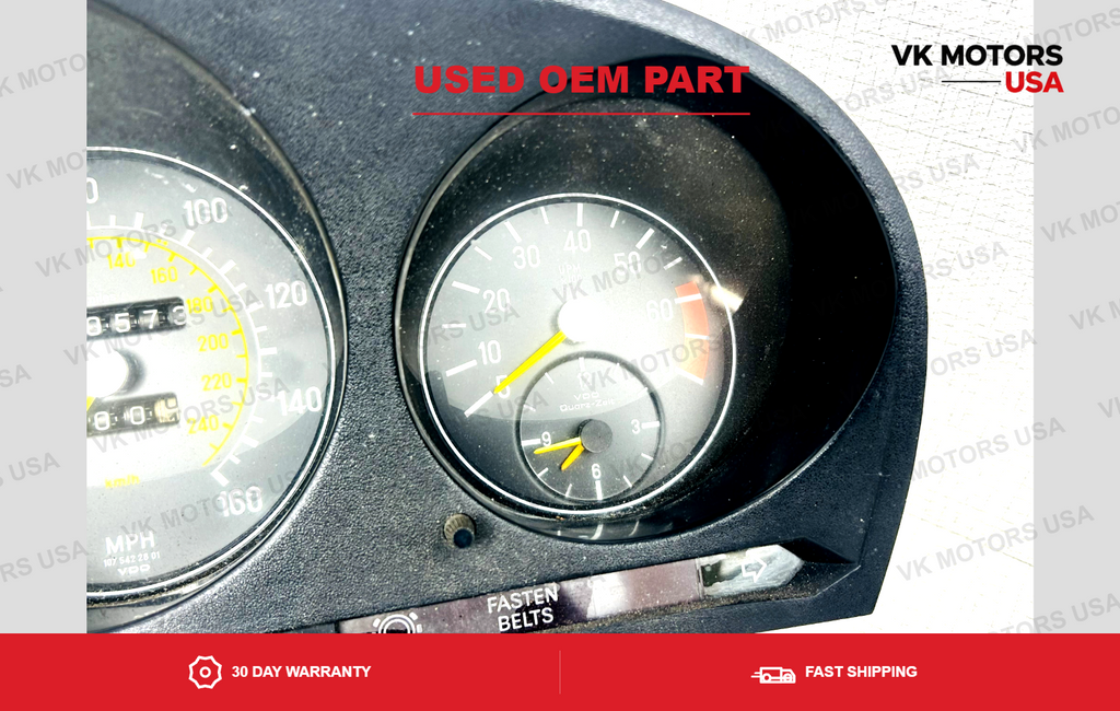 1979 Mercedes 450SLC Speedometer Instrument Cluster OEM W107 R107 (72–80) 50k m
