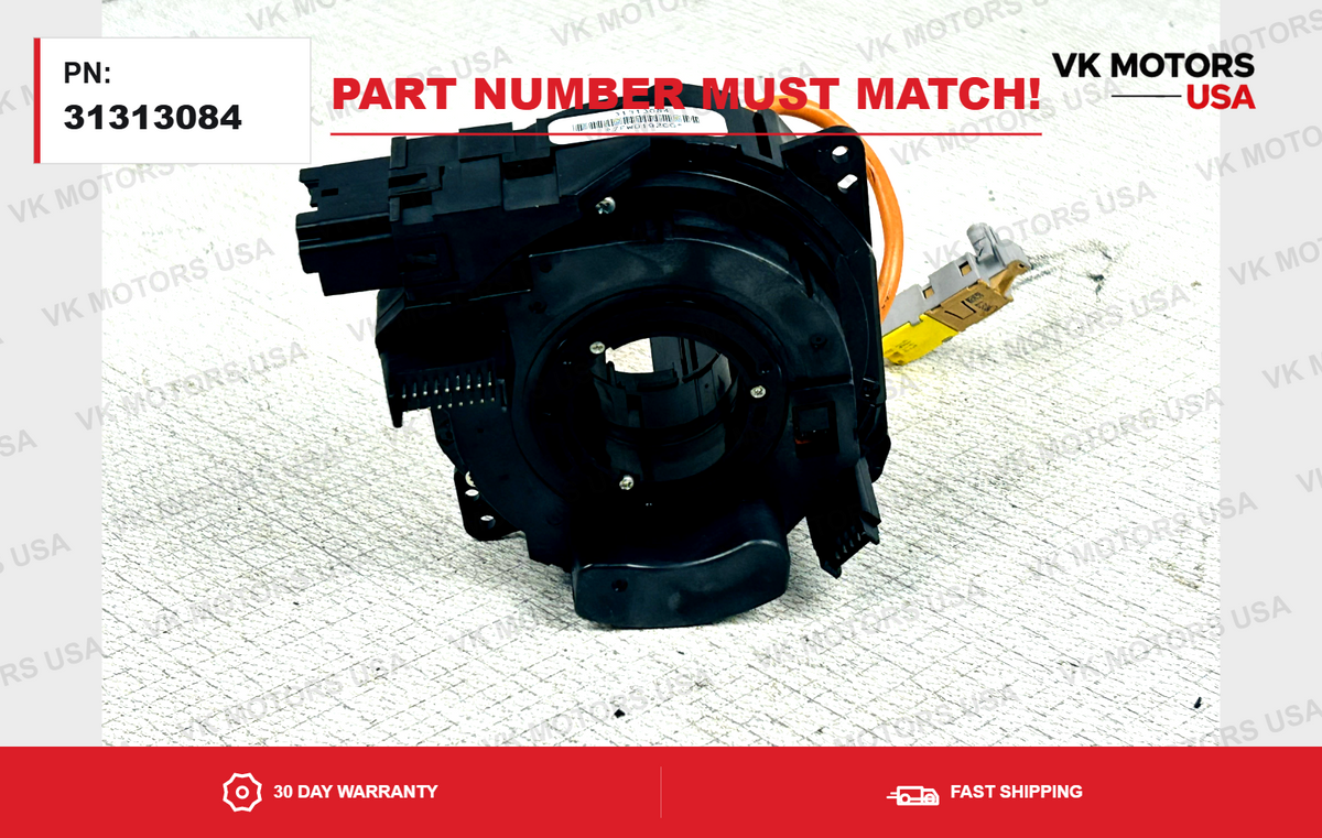 Volvo XC90 Clock Spring 2005-2014 Steering Wheel Angle Contact Reel 31313084