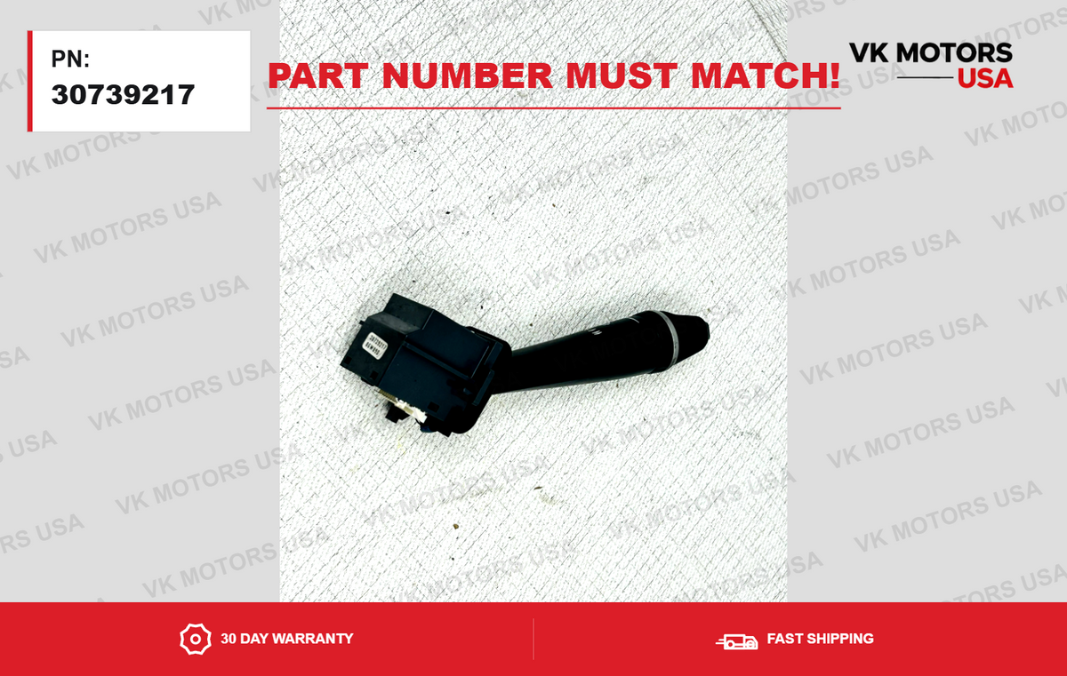 Wiper Washer Switch Front & Rear Volvo XC70 XC90 2007–2014 30739217 OEM