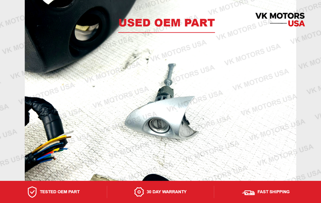 Ignition Lock Switch Shroud With Key And Door Lock OEM Hyundai Sonata 2011-2014