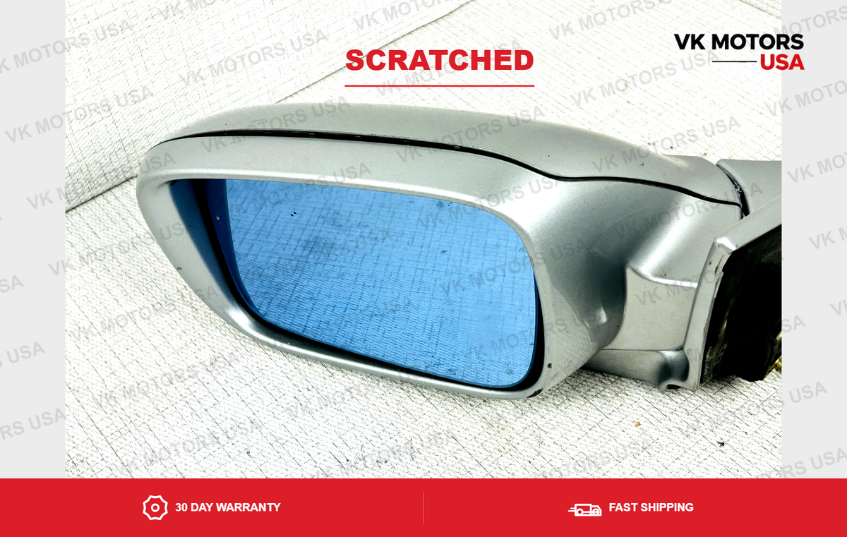 2007 2008 Acura TL Left Driver Side View Door Mirror Turn Signal OEM Silver