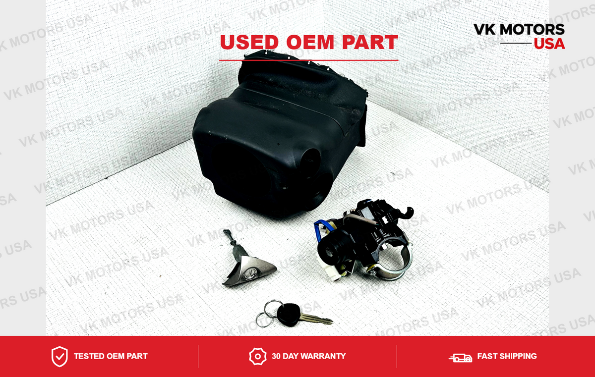 11-16 Hyundai Elantra Ignition Switch Cylinder Driver Door Lock Shroud Key OEM