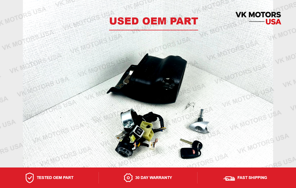 Ignition Lock Switch Shroud With Key And Door Lock OEM Hyundai Sonata 2011-2014