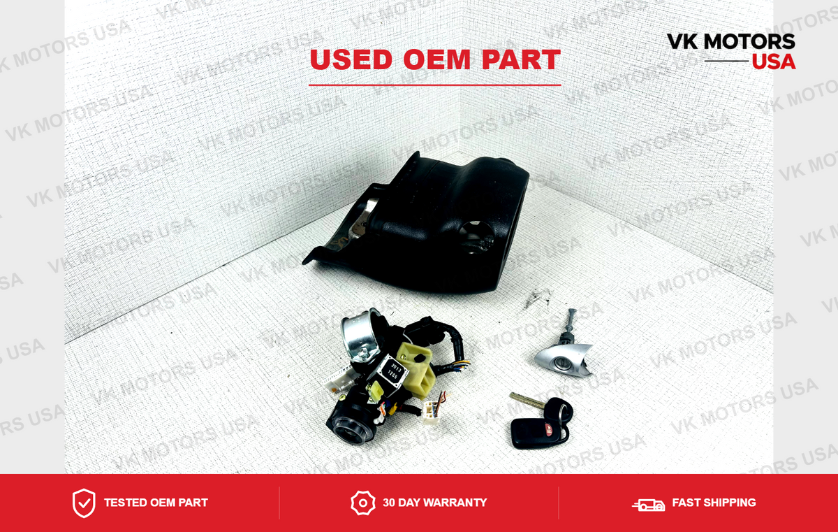 Ignition Lock Switch Shroud With Key And Door Lock OEM Hyundai Sonata 2011-2014