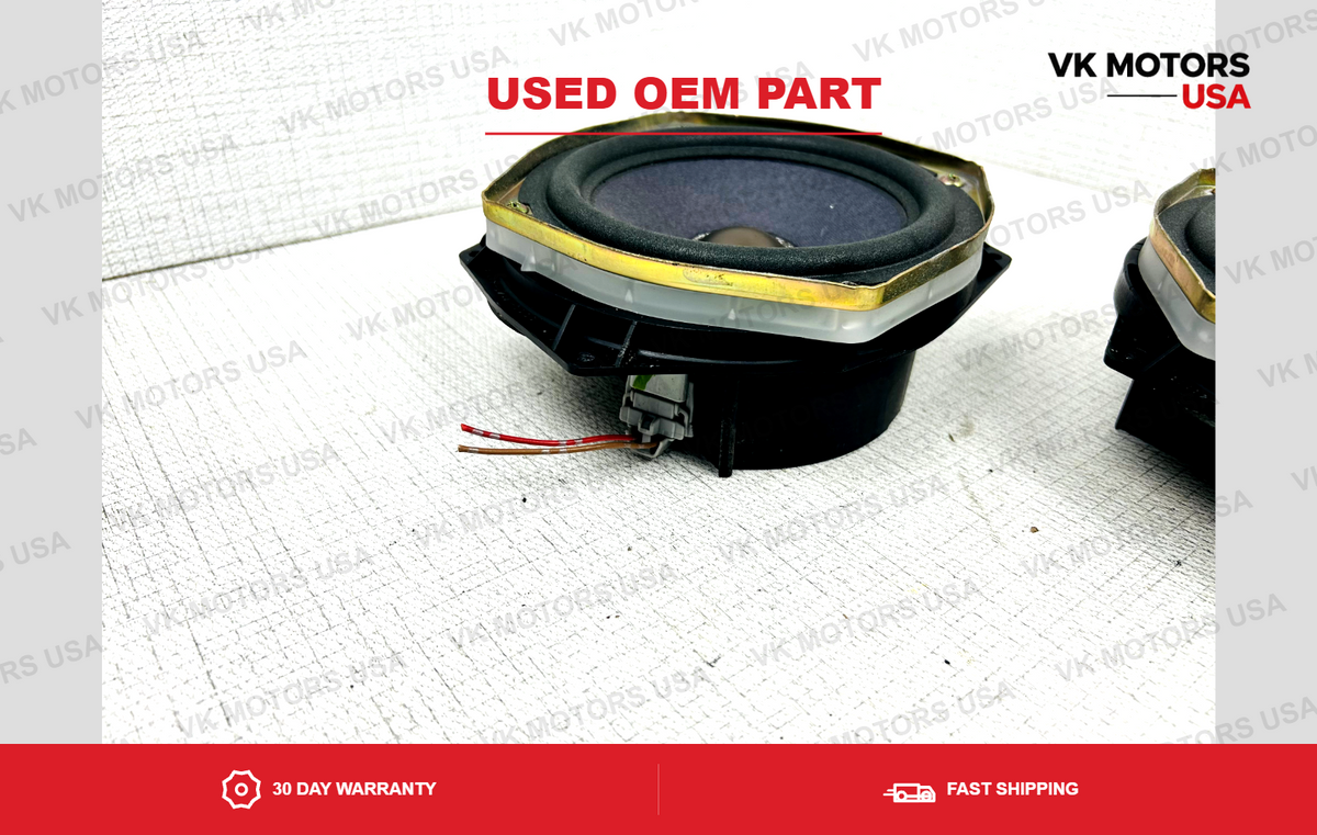 1998-2002 Acura RL Front Door Speaker Set Bose Left+Right  OEM