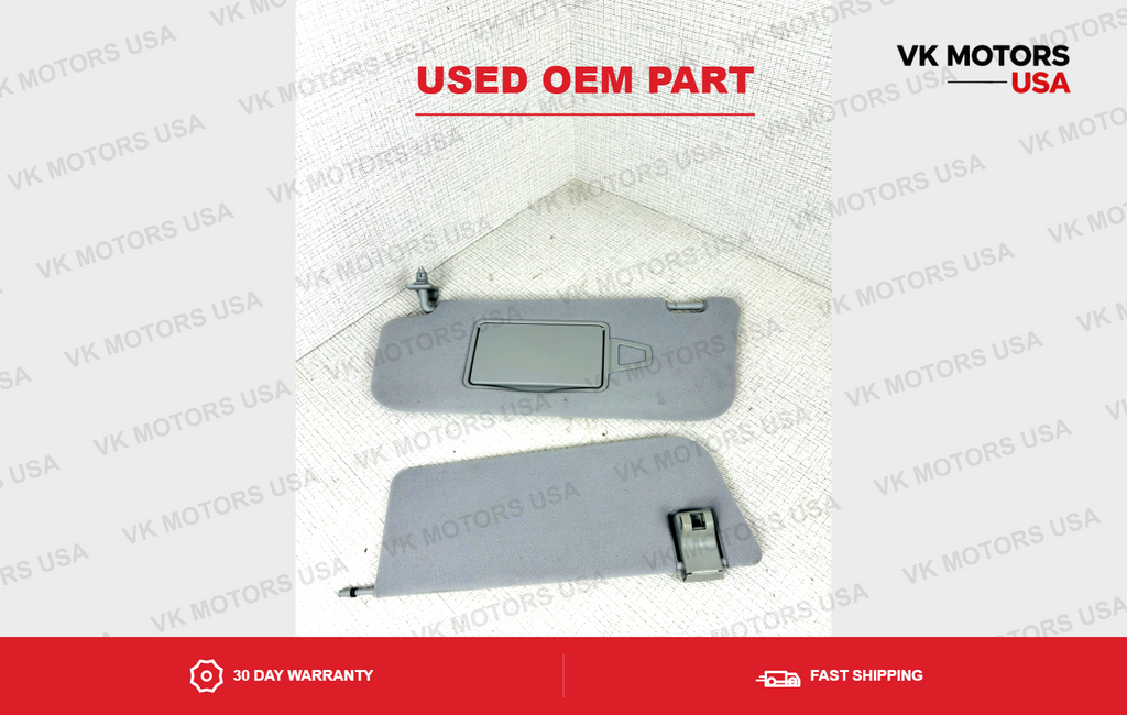 2003-2008 Mercedes-Benz E-Class W211 E320 E350 E500 Driver Sun Visor Gray OEM