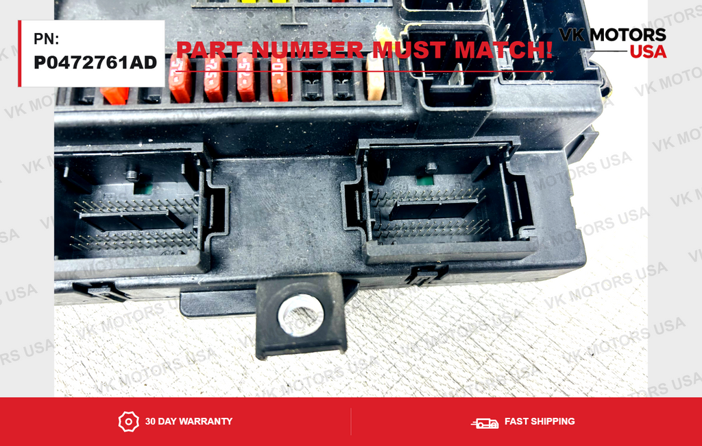 14-17 Ram ProMaster Front Body Control Module P0472761AD OEM