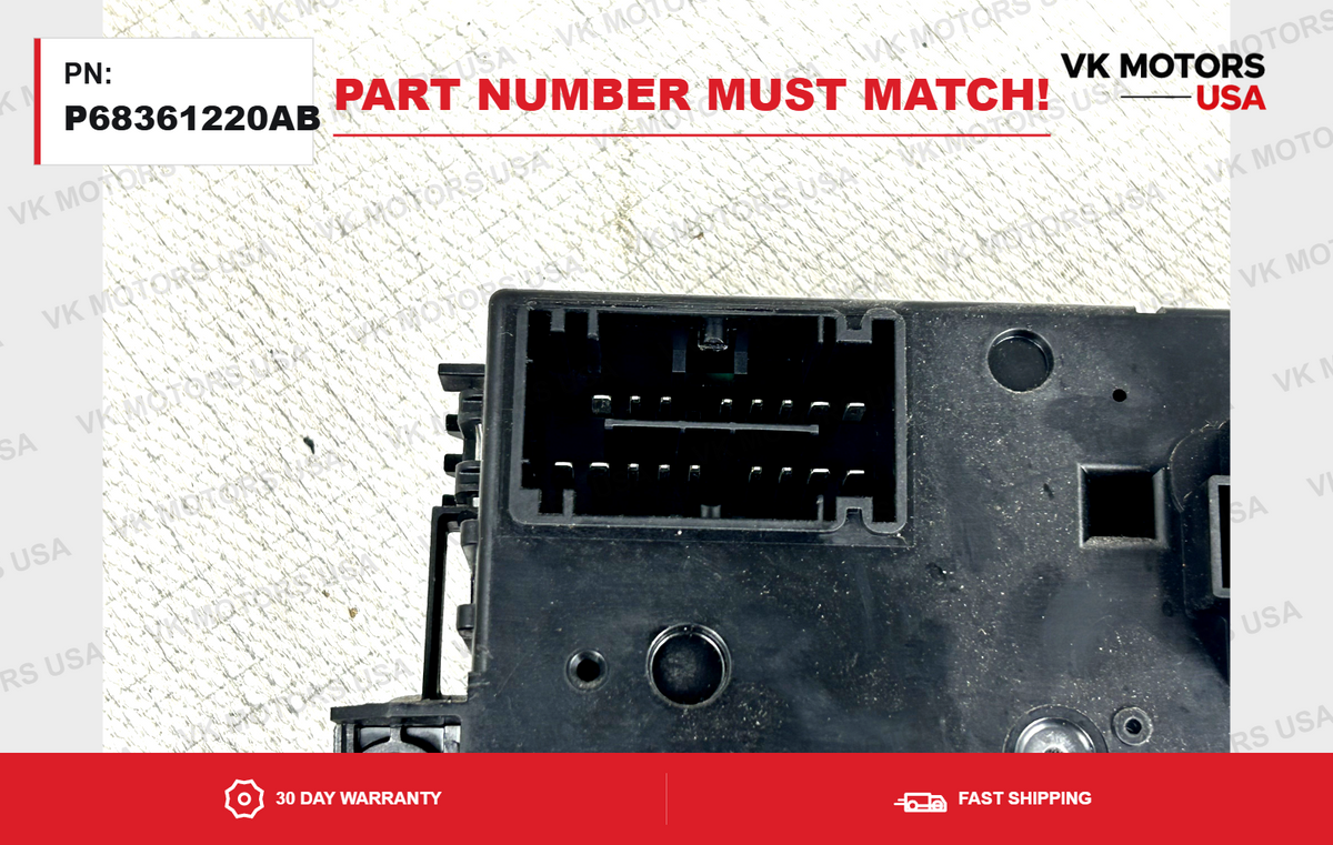 14-17 Ram ProMaster Front Body Control Module P68361220AB OEM