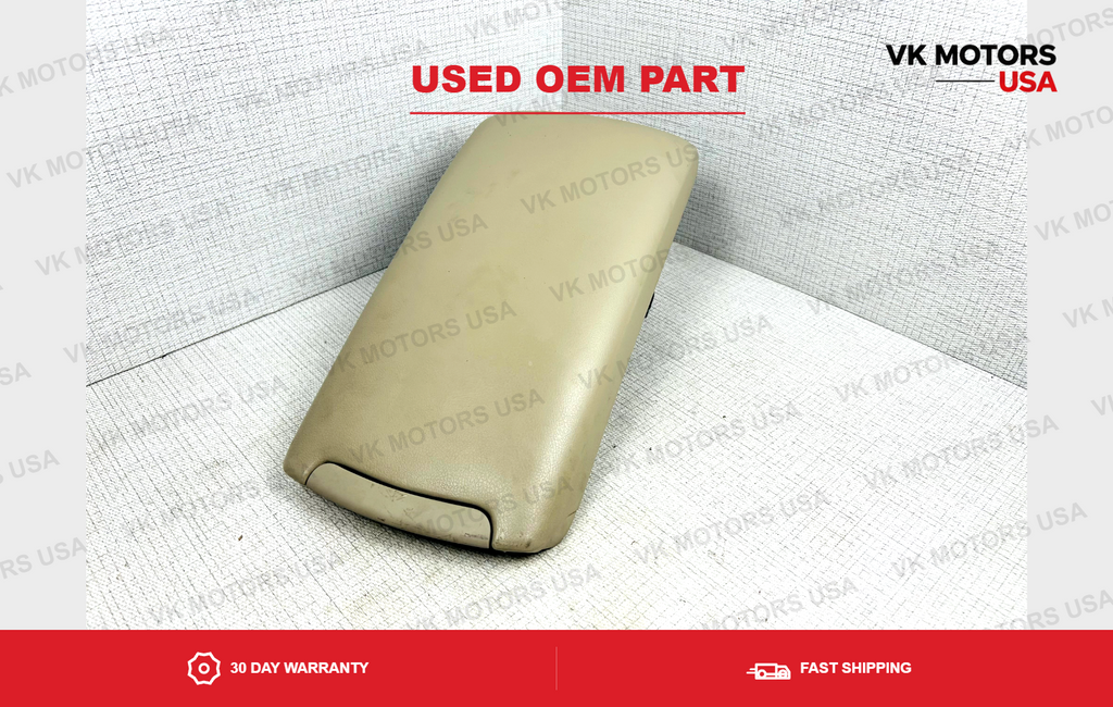2009-2012 OEM Toyota Venza Center Console Armrest Lid Arm Rest Light Gray