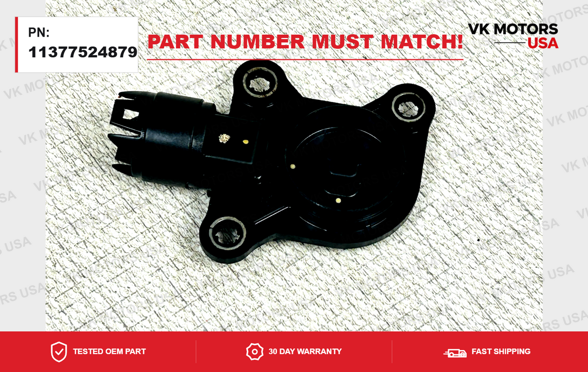 BMW E90 328i 528i N52 N51 Eccentric Shaft Sensor 11377524879 7524879 S119565001Z