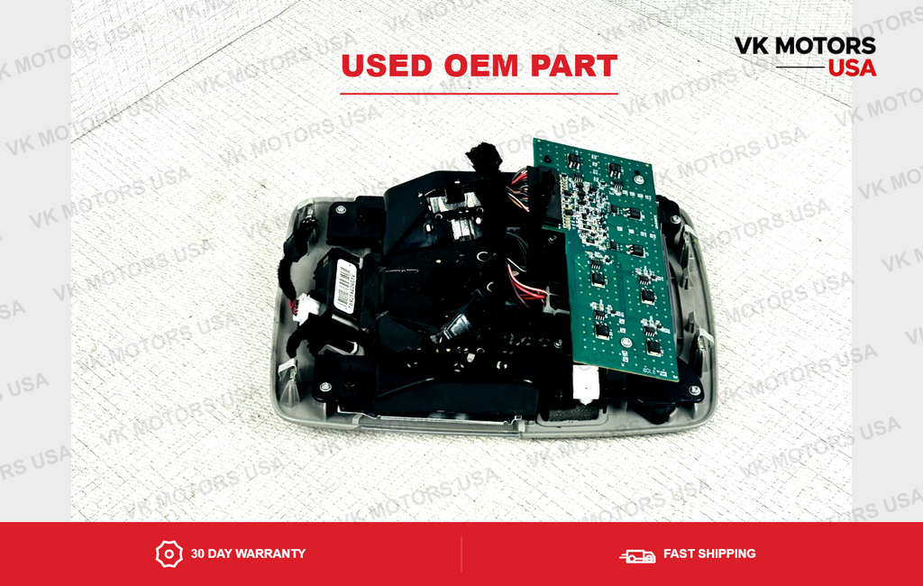 Overhead Console Map Lights Sunroof Switch Homelink Shale OEM 06-11 Cadillac DTS