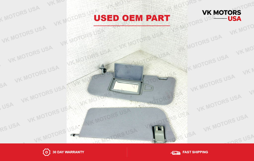 2003-2008 Mercedes-Benz E-Class W211 E320 E350 E500 Driver Sun Visor Gray OEM