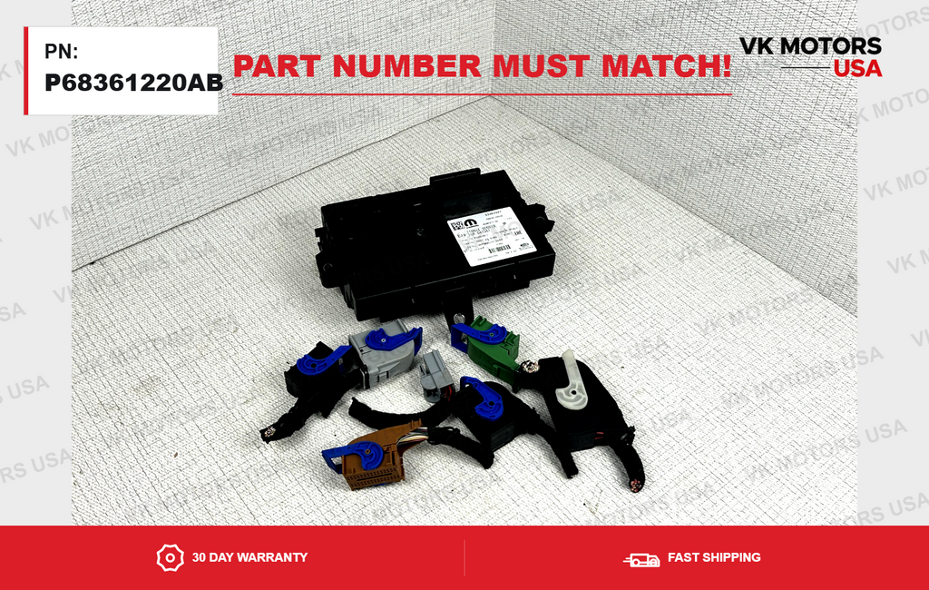 14-17 Ram ProMaster Front Body Control Module P68361220AB OEM