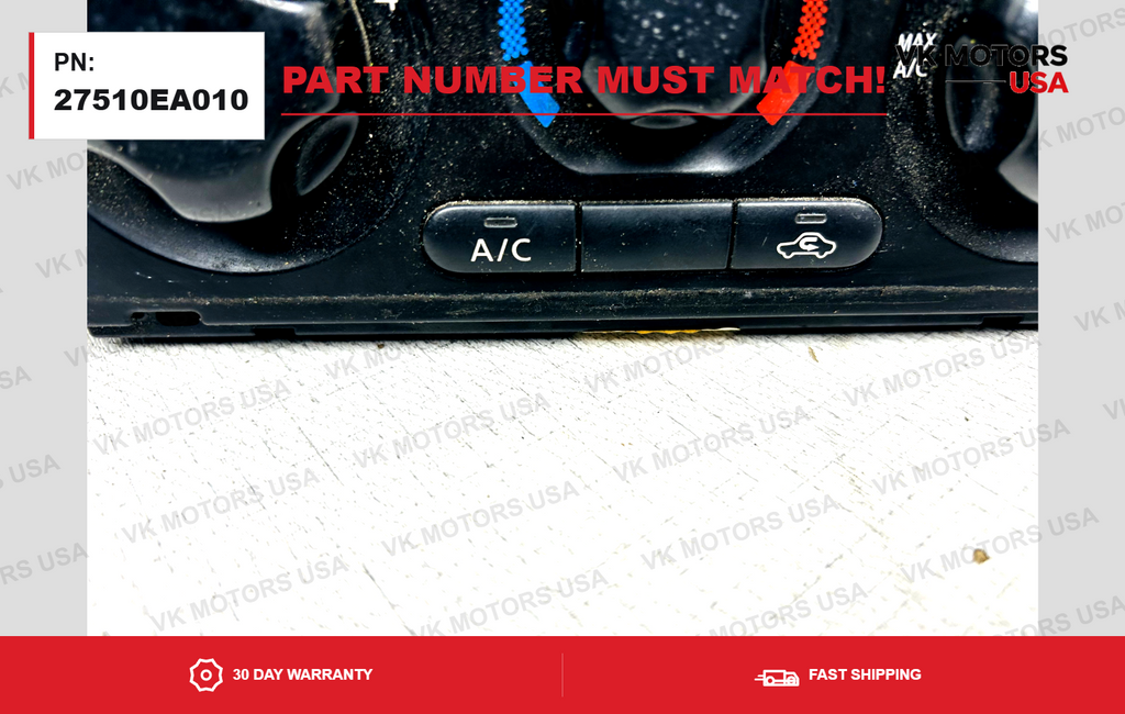 2005-2012 Climate Heater Control A/C Center Vent Nissan Xterra Pathfinder OEM
