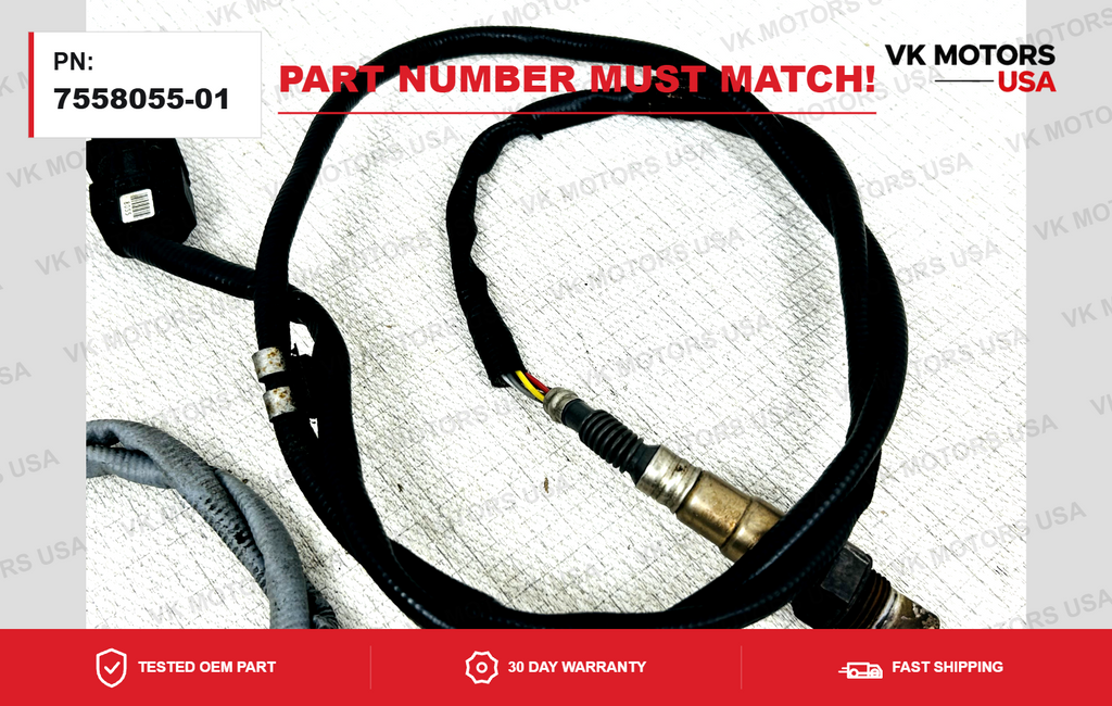 2011 BMW E90 328I X3 OXYGEN SENSORS LAMBDA 2psc 7558055-01 and 7558073-01 Bosch