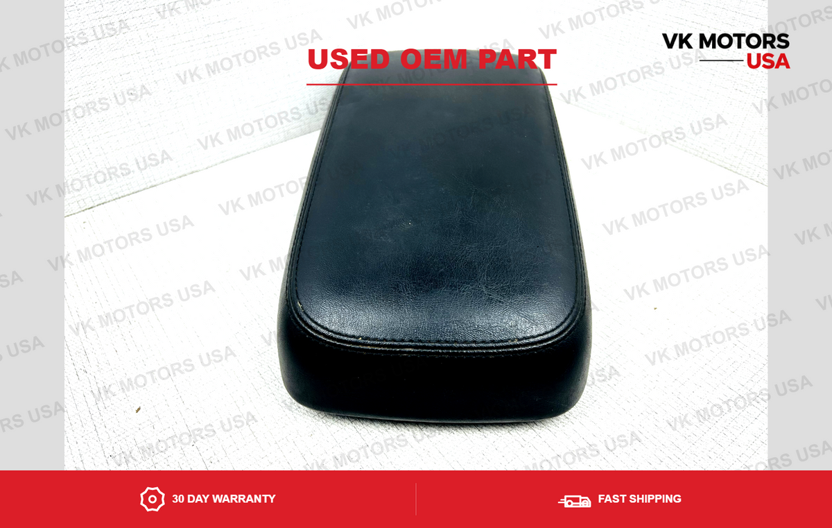 2011-2018 Dodge Charger Center Console Black Leather Black Stitch Armrest OEM