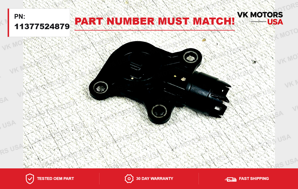 BMW E90 328i 528i N52 N51 Eccentric Shaft Sensor 11377524879 7524879 S119565001Z