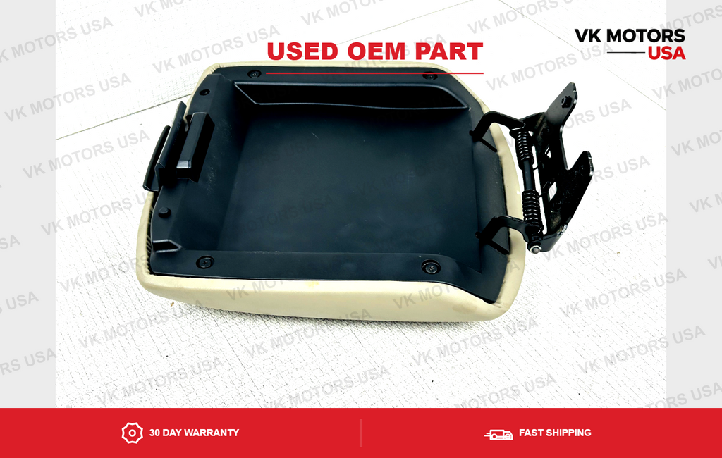 2009-2015 Honda Pilot Front Center Console Arm Rest Lid/ Compartment Door Beige