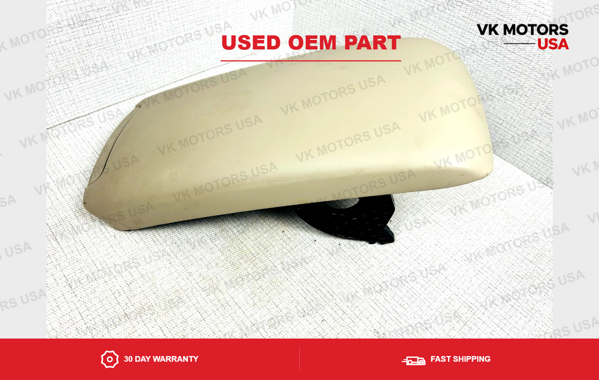 2009-2012 OEM Toyota Venza Center Console Armrest Lid Arm Rest Light Gray
