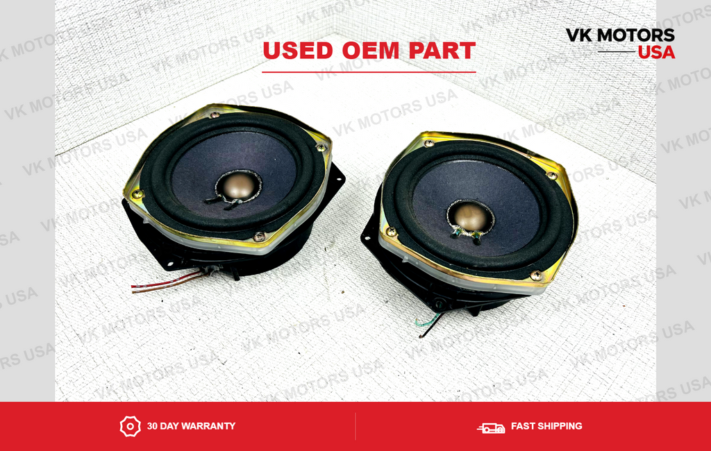 1998-2002 Acura RL Front Door Speaker Set Bose Left+Right  OEM