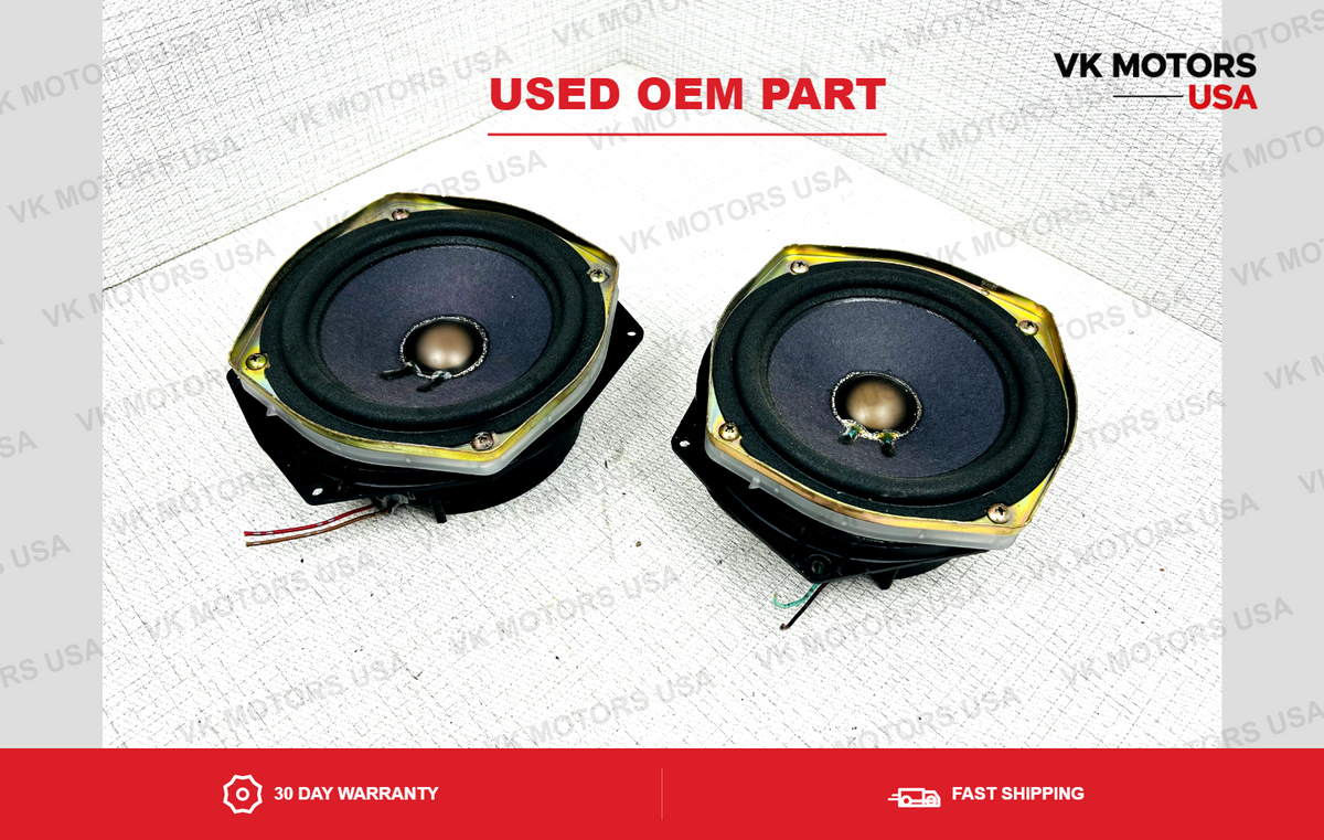 1998-2002 Acura RL Front Door Speaker Set Bose Left+Right  OEM