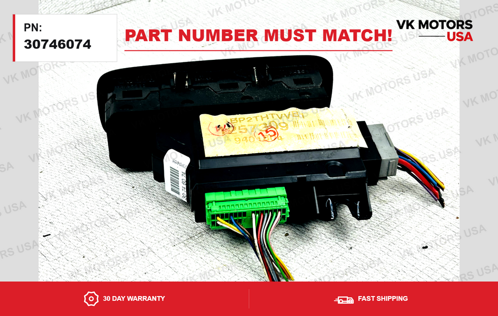 OEM 2003-2006  VOLVO S60 V70 XC90 Driver Door Master Window Switch 30746074 ✅
