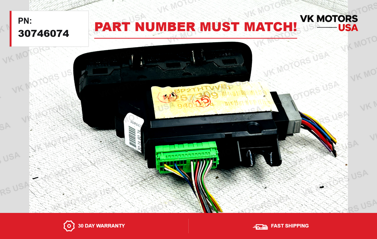 OEM 2003-2006  VOLVO S60 V70 XC90 Driver Door Master Window Switch 30746074 ✅