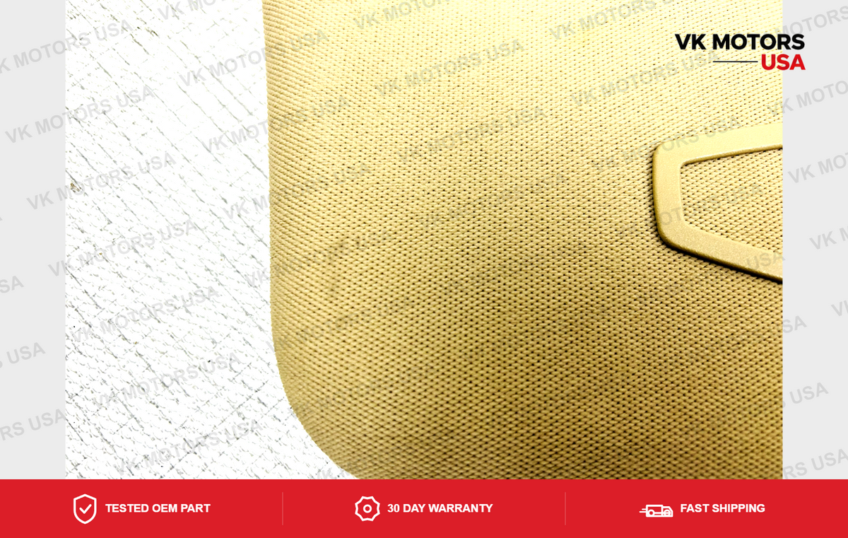Sun Visor Set 2003-2009 Mercedes E320 E350 E500 E550 E55 E63 AMG Beige OEM