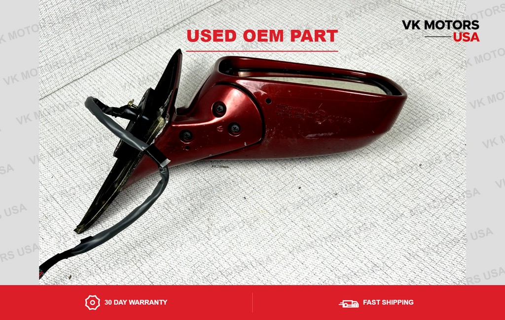 98-05 Lexus GS300 GS400 GS430 OEM Passeger  Side Door Mirror Cinnabar Pearl 3N1