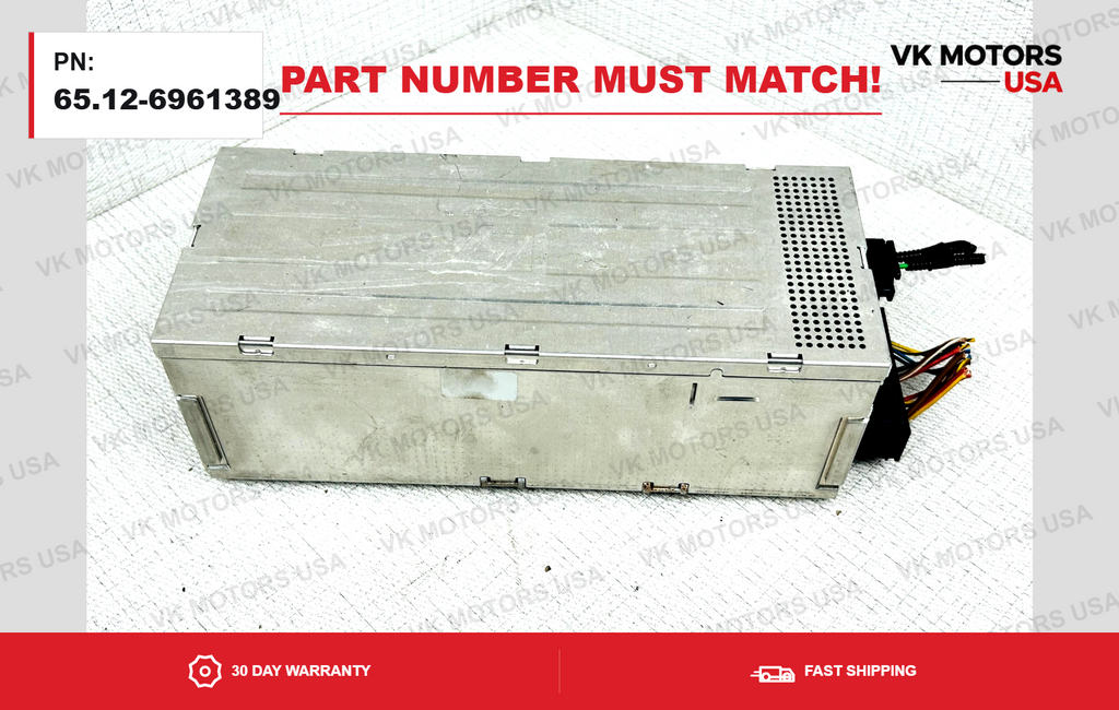 2006 BMW E65 E66 750i Logic7 L7 Top HiFi Becker Amplifier HS6579 65.12-6961389