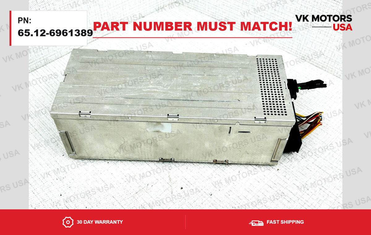 2006 BMW E65 E66 750i Logic7 L7 Top HiFi Becker Amplifier HS6579 65.12-6961389