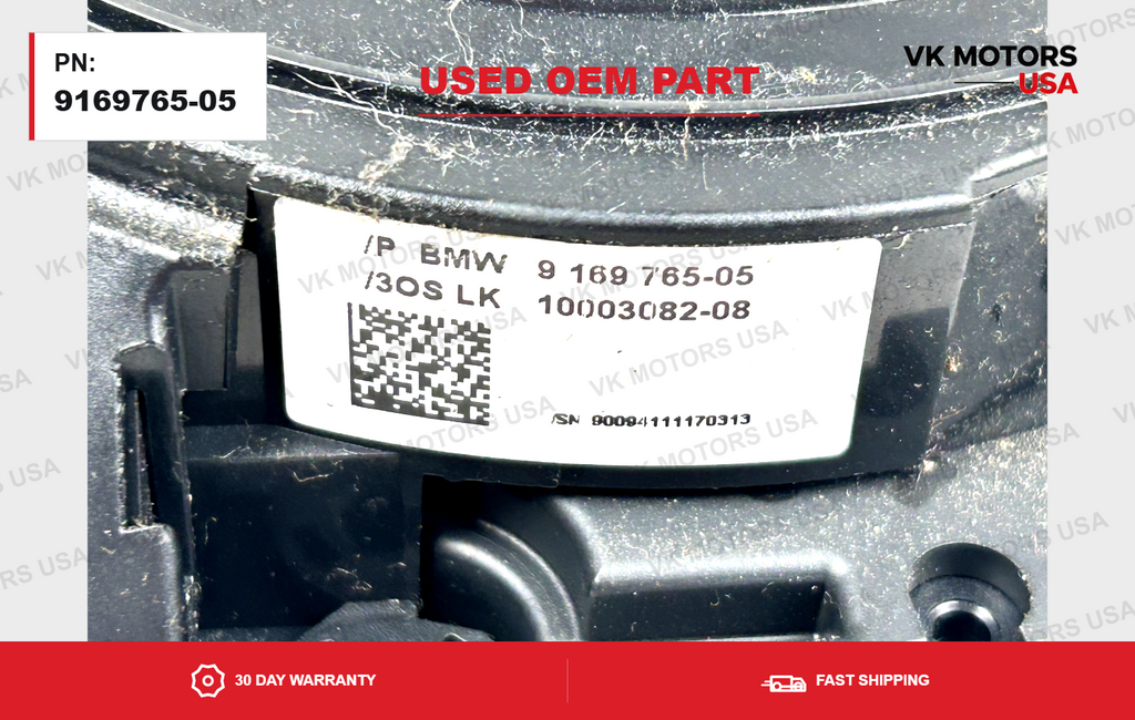 BMW E90 E91 E92 E93 Heated Steering Wheel Retrofit Partial Kit OEM