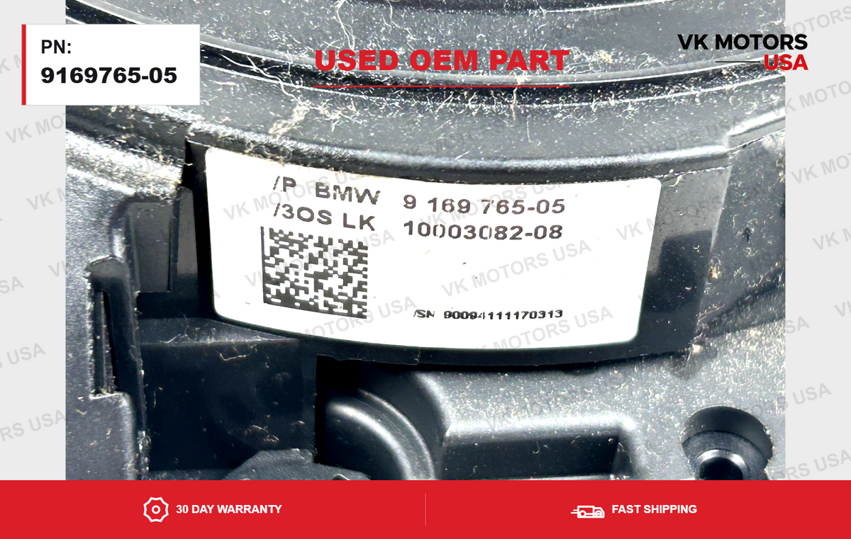 BMW E90 E91 E92 E93 Heated Steering Wheel Retrofit Partial Kit OEM