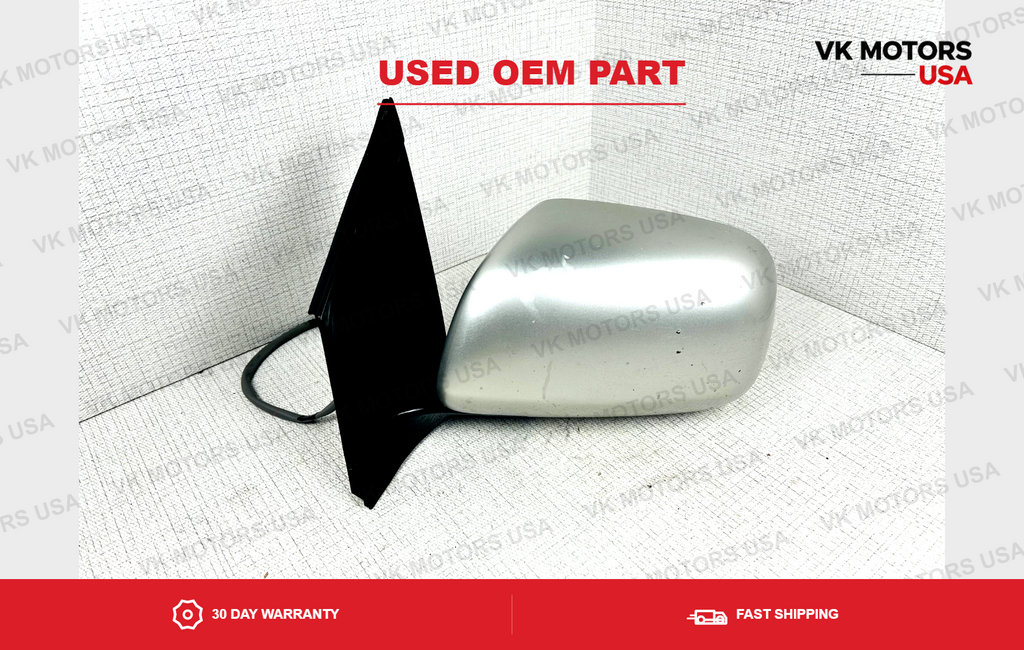 2004–2009 Lexus RX330 RX350 RX400h Driver Side Power Door Mirror Silver 1C0 OEM
