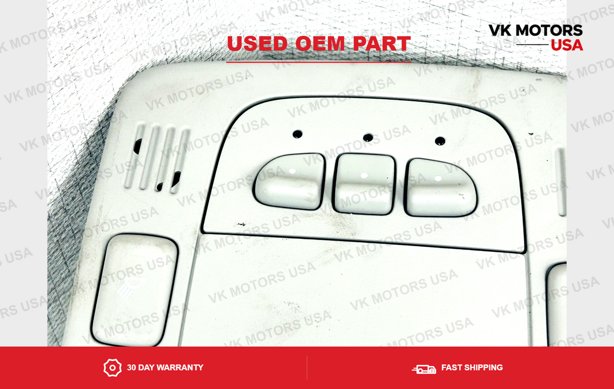 Overhead Console Map Lights Sunroof Switch Homelink Shale OEM 06-11 Cadillac DTS
