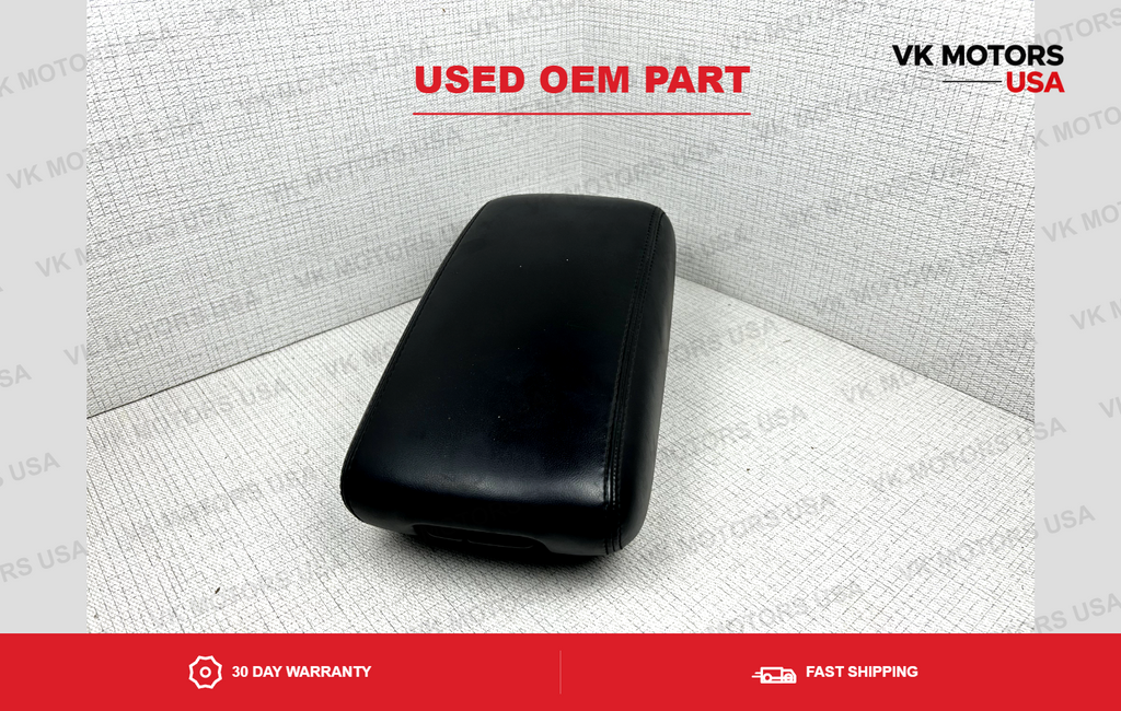 2011-2020 Jeep Grand Cherokee Center Console Lid LEATHER Arm Rest BLACK