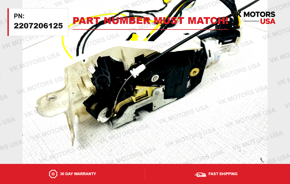 2000-2006 Mercedes W220 S430 Front Left Side Door Lock Latch Actuator 2207200535