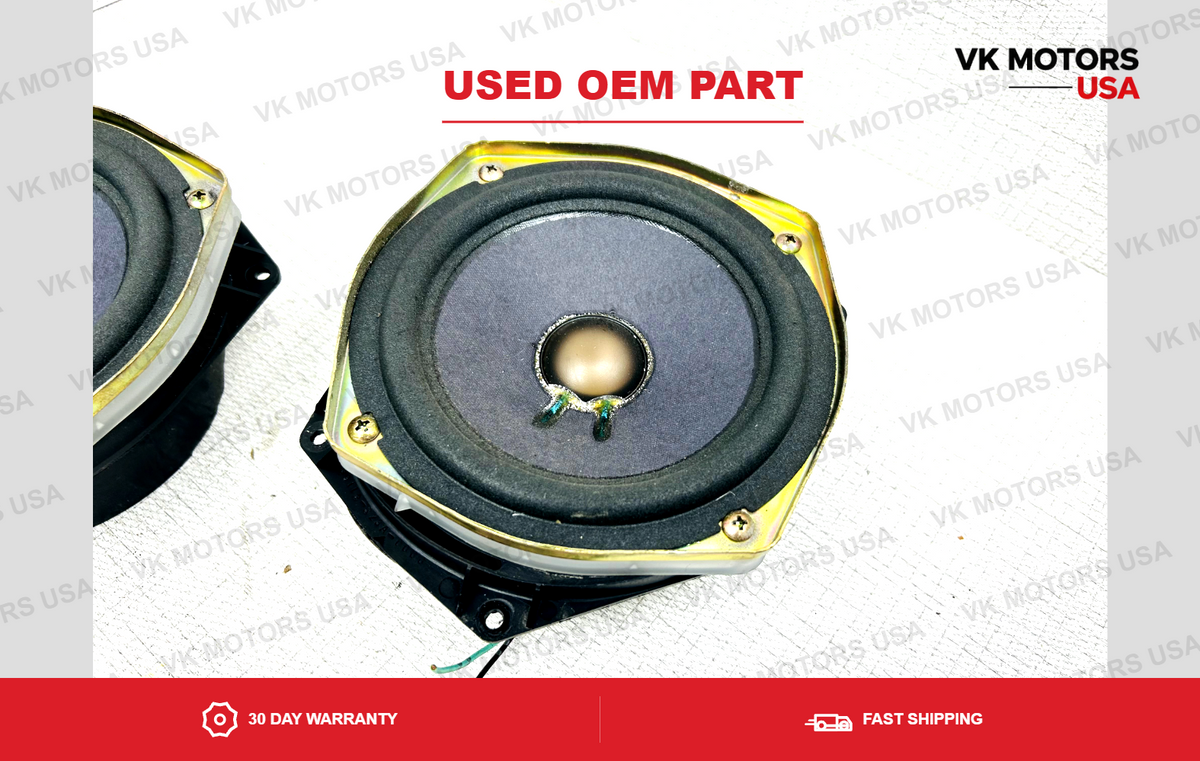 1998-2002 Acura RL Front Door Speaker Set Bose Left+Right  OEM