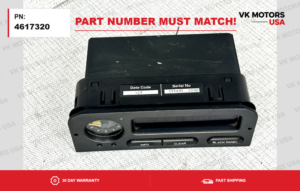 94-98 SAAB 900 OEM  FRONT SID SID2 INFORMATION DISPLAY SCREEN LCD SWITCH 4617320