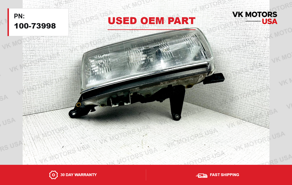 91 92 93 94 Toyota Land Cruiser Headlight Assembly OEM Passenger Right Side RH