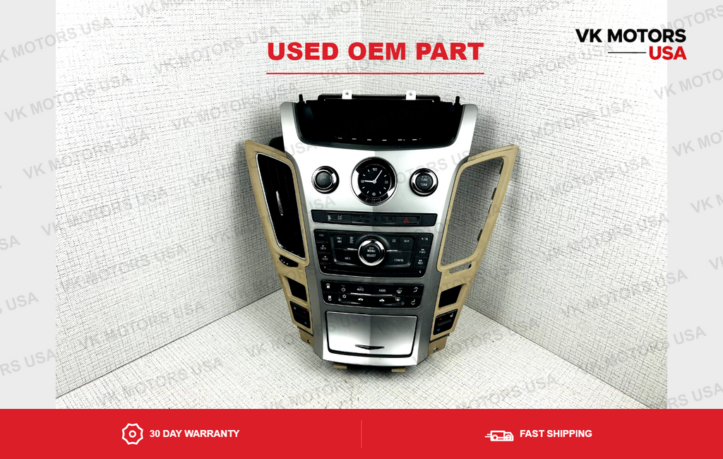 Dash AM FM Radio Stereo Control Panel Trim Bezel Cadillac CTS 2008-2013 OEM