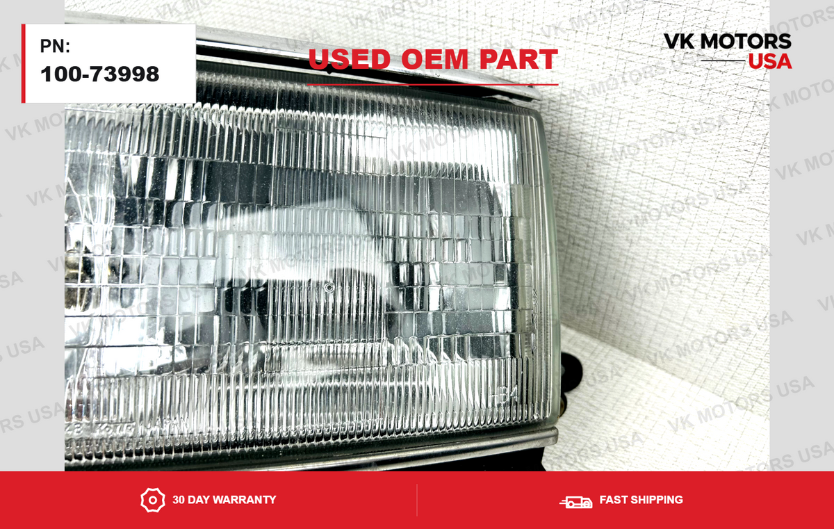 91 92 93 94 Toyota Land Cruiser Headlight Assembly OEM Drivers Left Side LH