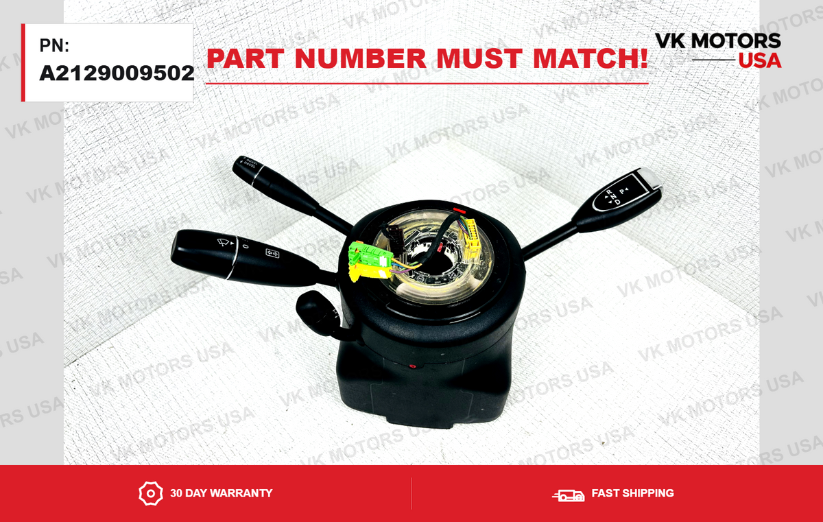 A2129009502 Mercedes W212 2010-2013  E350 E550 Steering Column  Switch  OEM