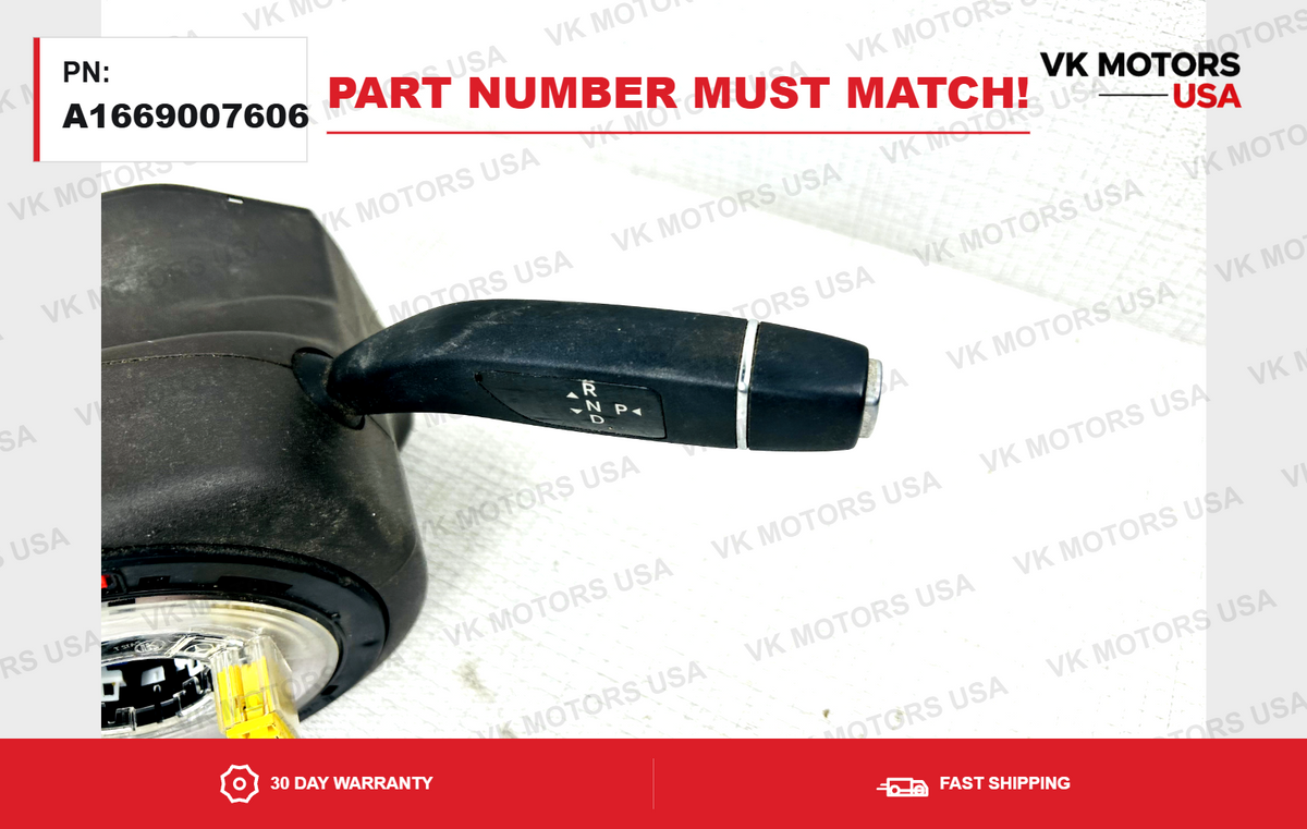 12 - 15 Mercedes W166 ML GL GLE GLS Clock Spring Control Module A1669007606 OEM