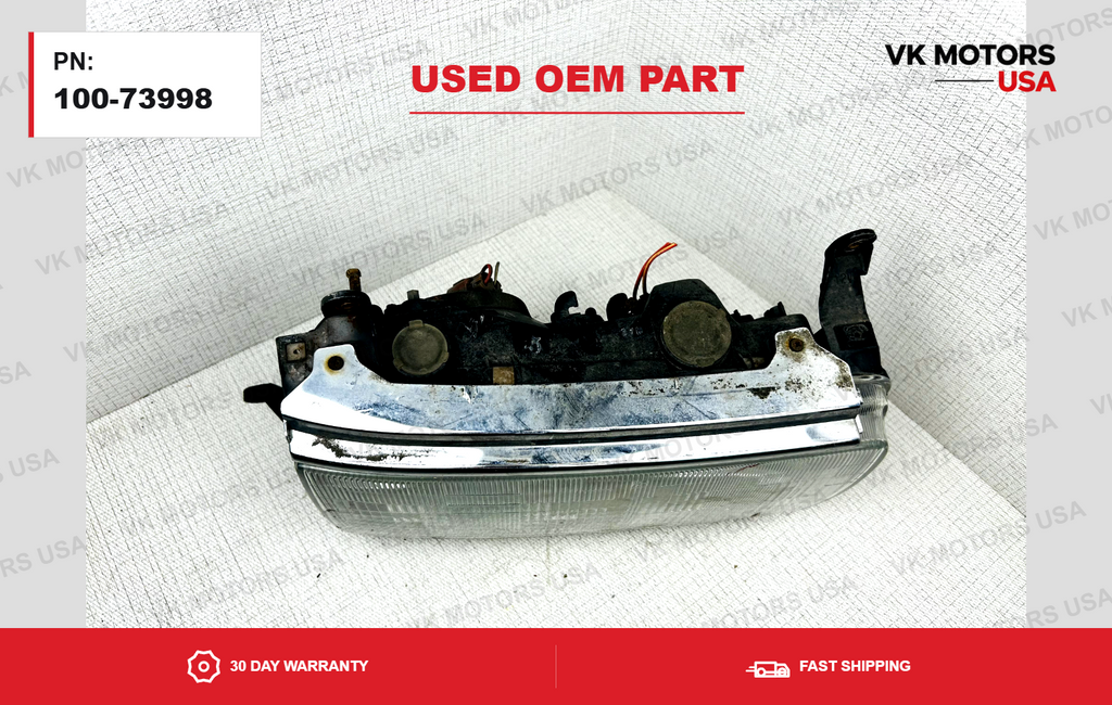 91 92 93 94 Toyota Land Cruiser Headlight Assembly OEM Passenger Right Side RH