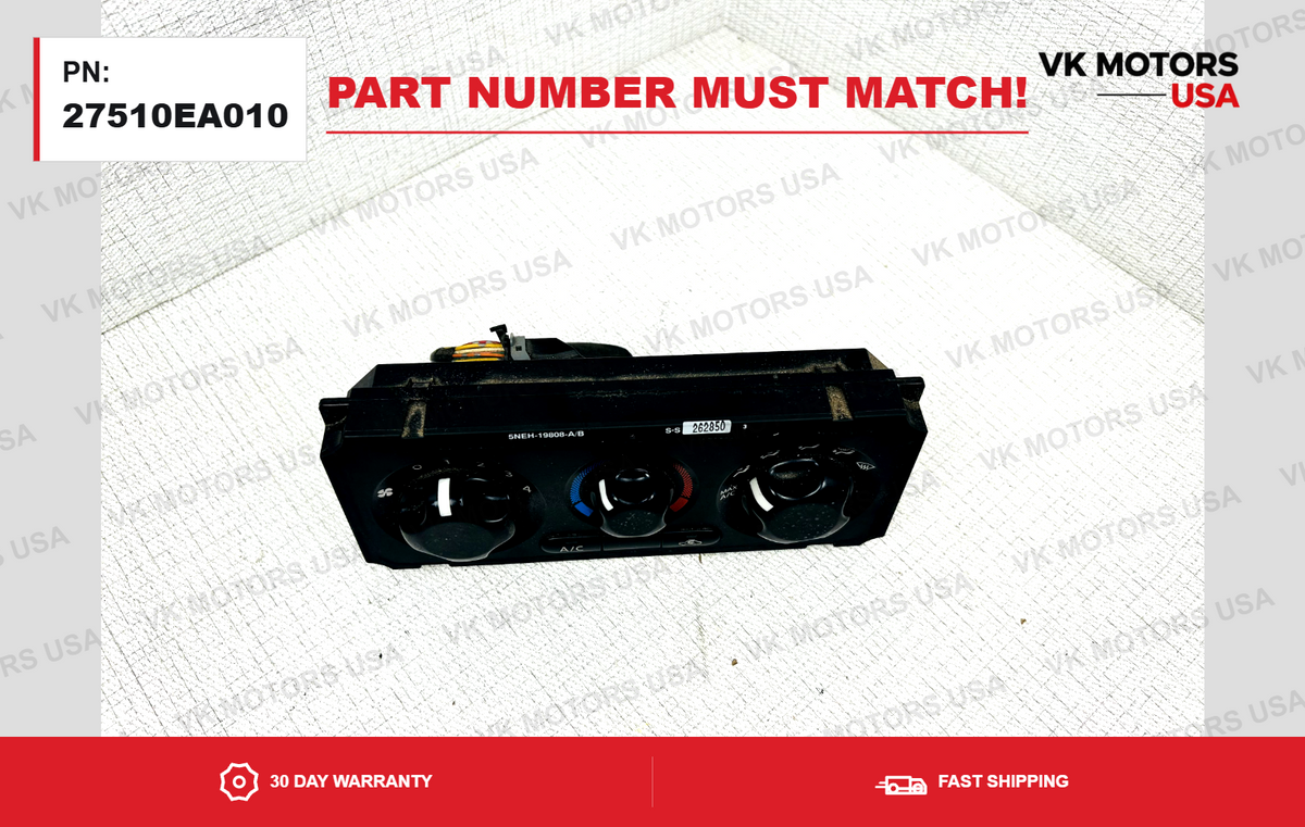 2005-2012 Climate Heater Control A/C Center Vent Nissan Xterra Pathfinder OEM