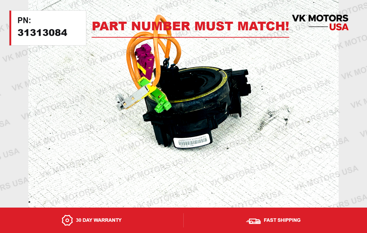 Volvo XC90 Clock Spring 2005-2014 Steering Wheel Angle Contact Reel 31313084