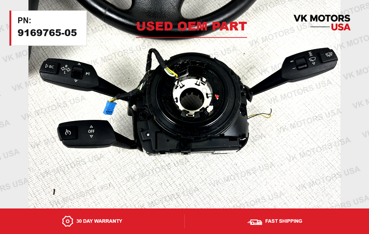 BMW E90 E91 E92 E93 Heated Steering Wheel Retrofit Partial Kit OEM