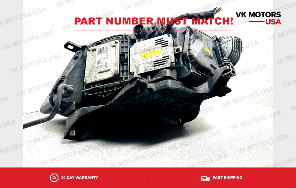 2013-2017 Audi Q5 Right Passenger Side Xenon Headlight Lamp 8R0941006E OEM